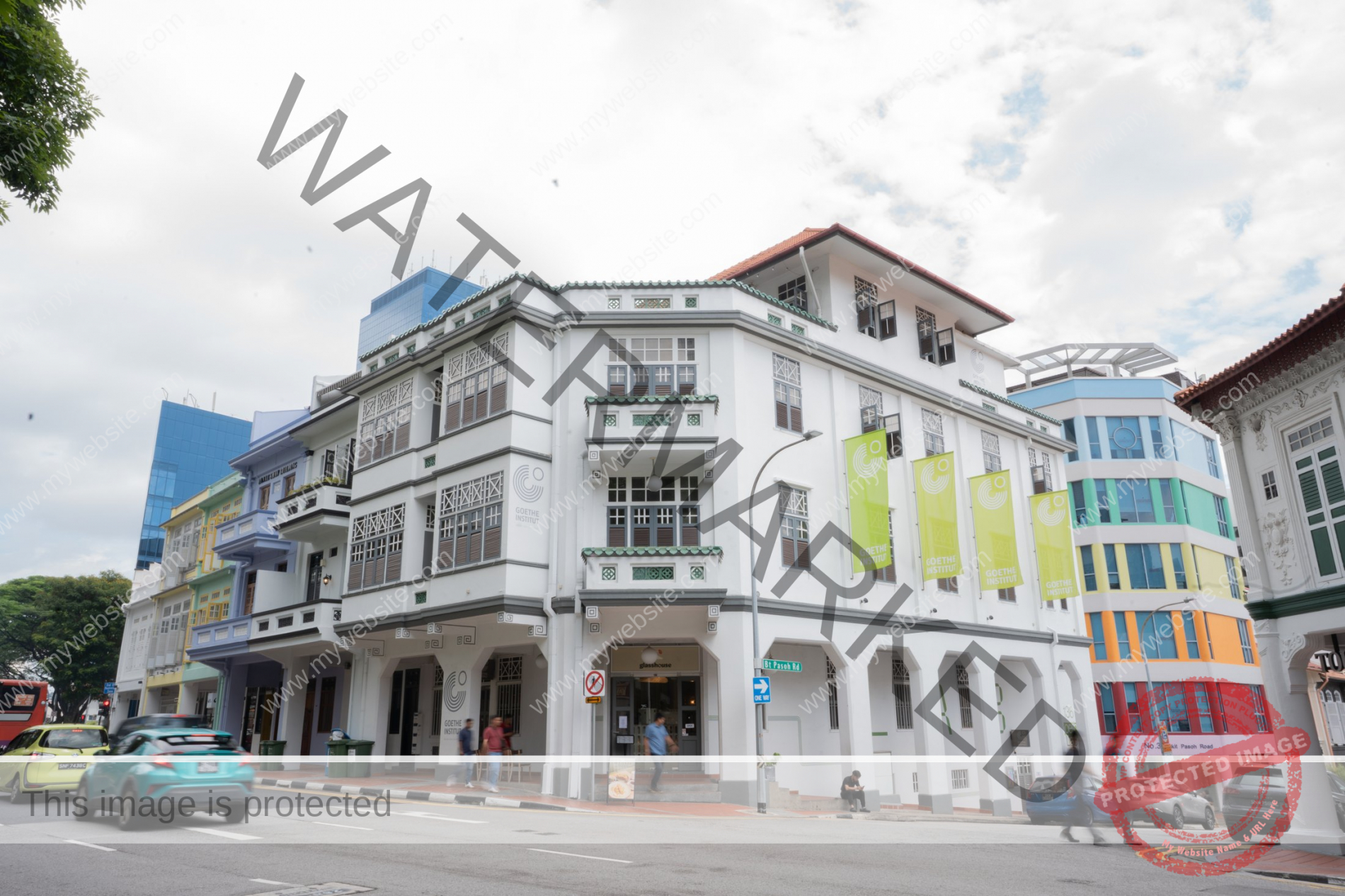 The heritage corner building at 136 and 138 Neil Road, Singapore